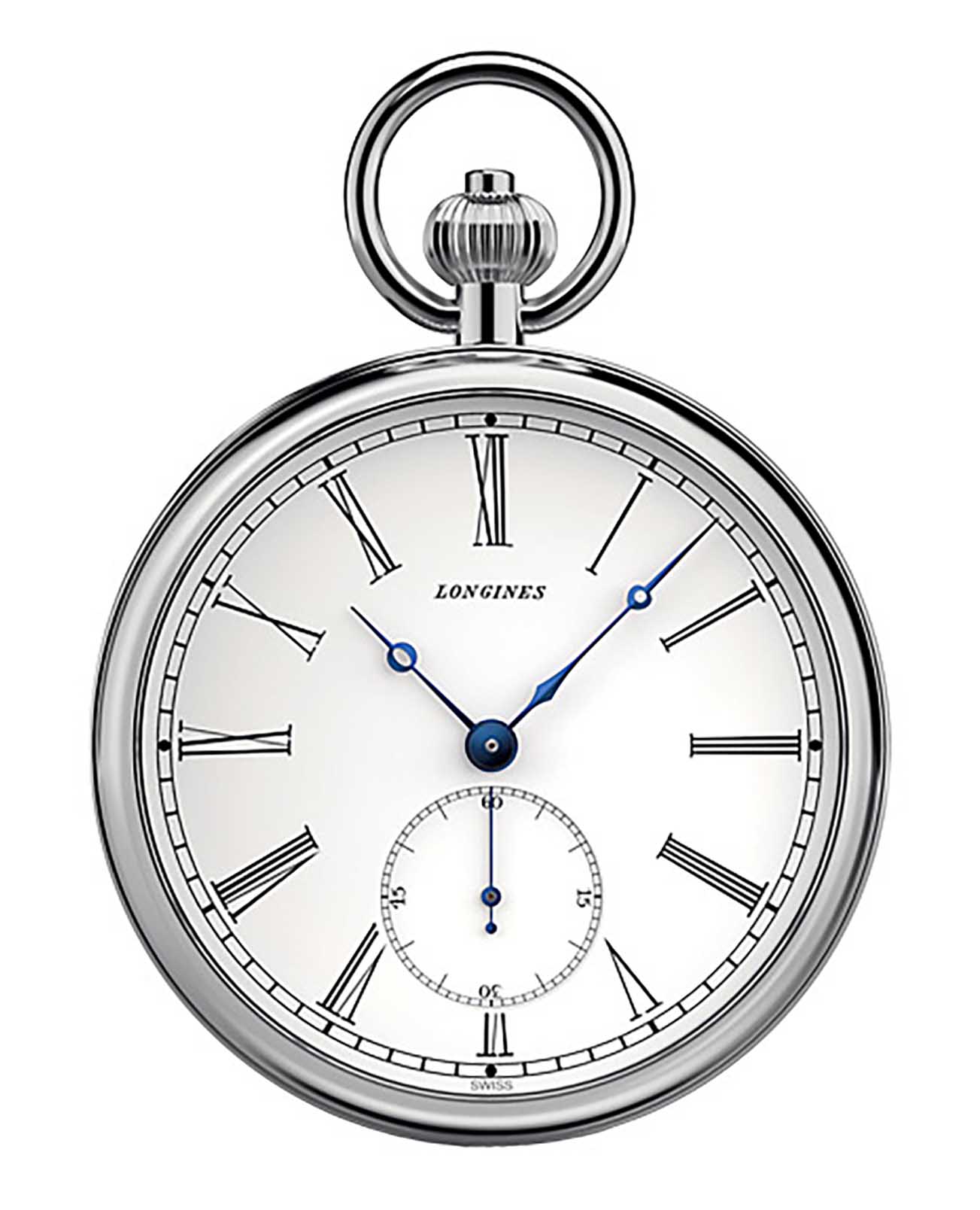 Longines Longines Heritage L7.022.4.11.1  L70224111 механические мужские часы белый циферблат, браслет  — вид спереди